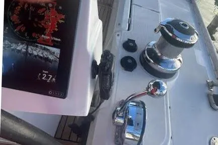 Slide: The Image of Stainless steel double sink in 2013 Beneteau Sense 46 yacht kitchen. - 45