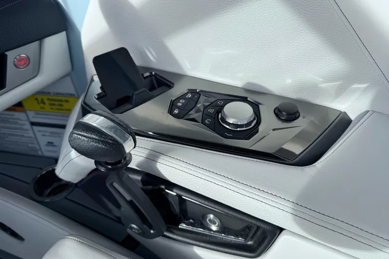 Slide: The Image of 2026 Nautique Super Air Nautique G21 control panel with sleek design and modern features. - 18