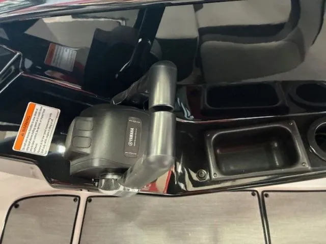 Slide: The Image of Yamaha AR220 2026 control console with throttle lever. - 14