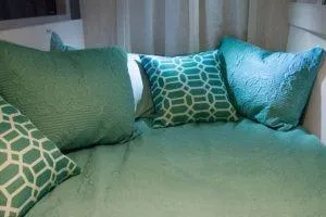 Slide: The Image of Luxurious interior of 2018 Leopard 40 catamaran with elegant dining area and modern kitchen. - 21