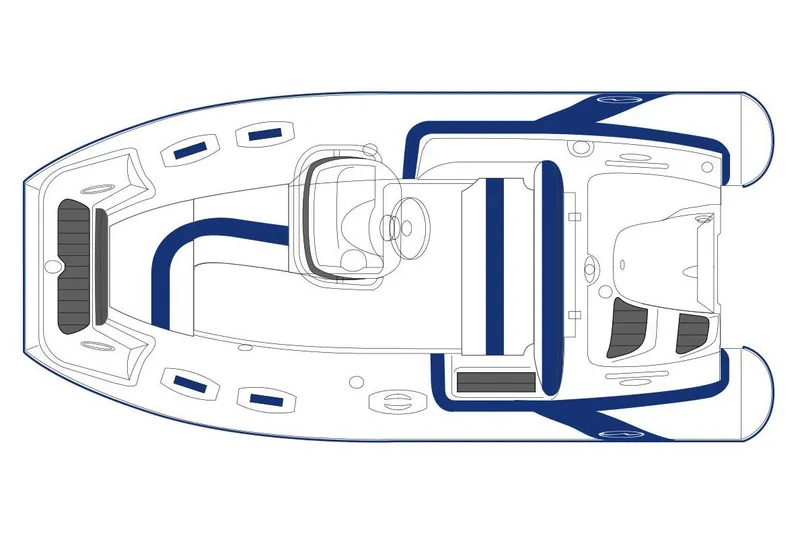 Slide: The Image of Manufacturer Provided Image: Top view of 2018 Walker Bay Generation 400 DLX boat layout. - 22