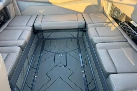 Slide: The Image of Luxurious interior of 2026 Supreme S220 boat with spacious seating and modern design. - 14