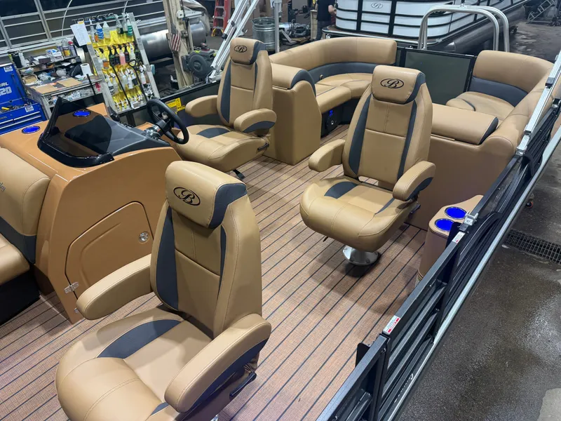 Slide: The Image of Bentley Pontoons Legacy 220 Navigator DL Quad Lounge 2026 - 3