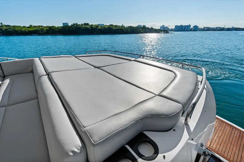 Slide: The Image of Mini fridge stocked with drinks on a 2014 Sunseeker 68 Sport Yacht. - 40