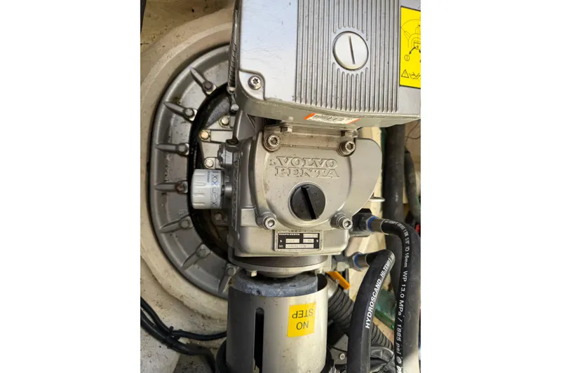 Slide: The Image of Volvo Penta engine component in 2019 Regal 42 Grande Coupe yacht. - 24