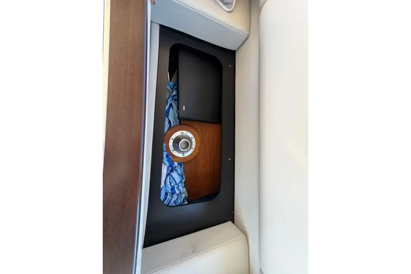 Slide: The Image of Interior storage compartment of 2019 Regal 42 Grande Coupe yacht. - 54