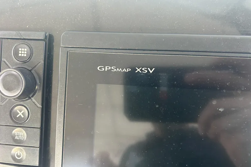 Slide: The Image of Close-up of GPSMap XSV display on 2007 Fountain 38 Sportfish Cruiser OB. - 33