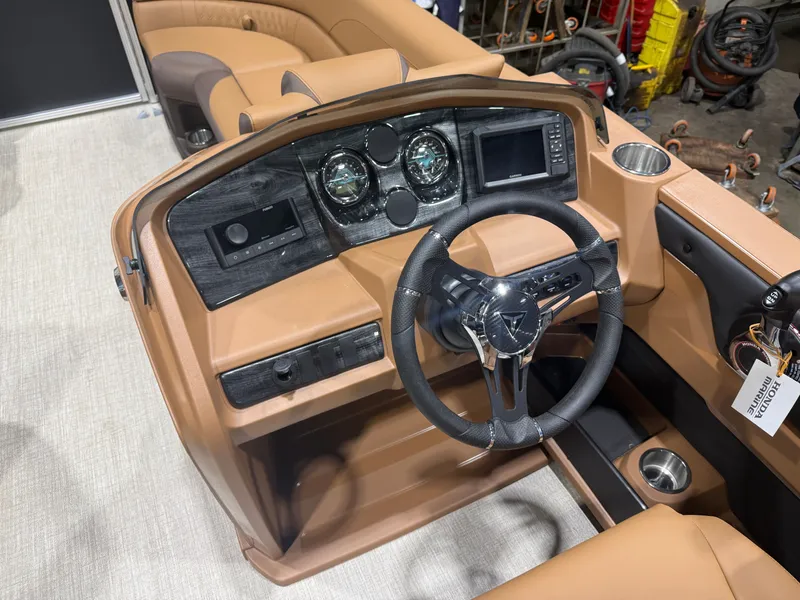 Slide: The Image of Tahoe LTZ CRB 2385 Cruise Rear Bench Pontoon $35995 2026 - 11