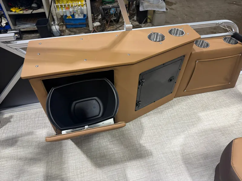 Slide: The Image of Tahoe LTZ CRB 2385 Cruise Rear Bench Pontoon $35995 2026 - 23