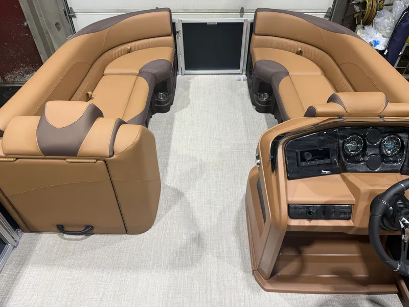 Slide: The Image of Tahoe LTZ CRB 2385 Cruise Rear Bench Pontoon $35995 2026 - 27