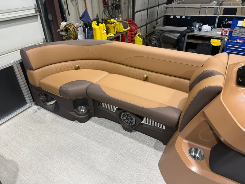 Slide: The Image of Tahoe LTZ CRB 2385 Cruise Rear Bench Pontoon $35995 2026 - 28