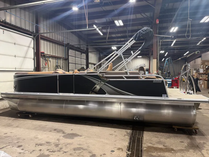 Slide: The Image of Tahoe LTZ CRB 2385 Cruise Rear Bench Pontoon $35995 2026 - 49