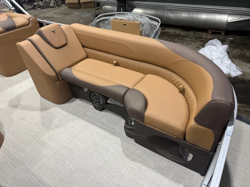 Slide: The Image of Tahoe LTZ CRB 2385 Cruise Rear Bench Pontoon $35995 2026 - 8