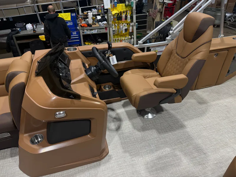 Slide: The Image of Tahoe LTZ CRB 2385 Cruise Rear Bench Pontoon $35995 2026 - 9