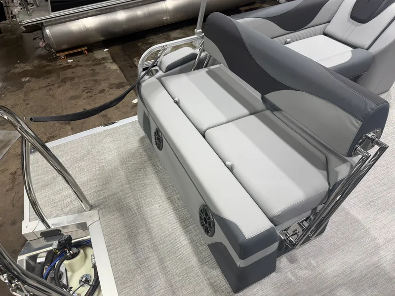 Slide: The Image of Tahoe LTZ CRB 2185 Cruise Rear Bench Pontoon $33995 2026 - 18