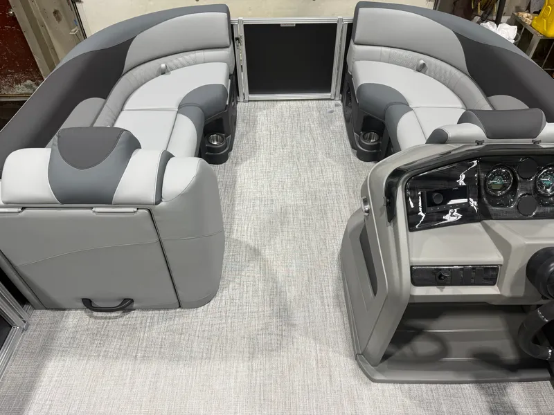Slide: The Image of Tahoe LTZ CRB 2185 Cruise Rear Bench Pontoon $33995 2026 - 27