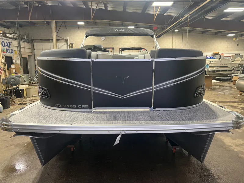Slide: The Image of Tahoe LTZ CRB 2185 Cruise Rear Bench Pontoon $33995 2026 - 32