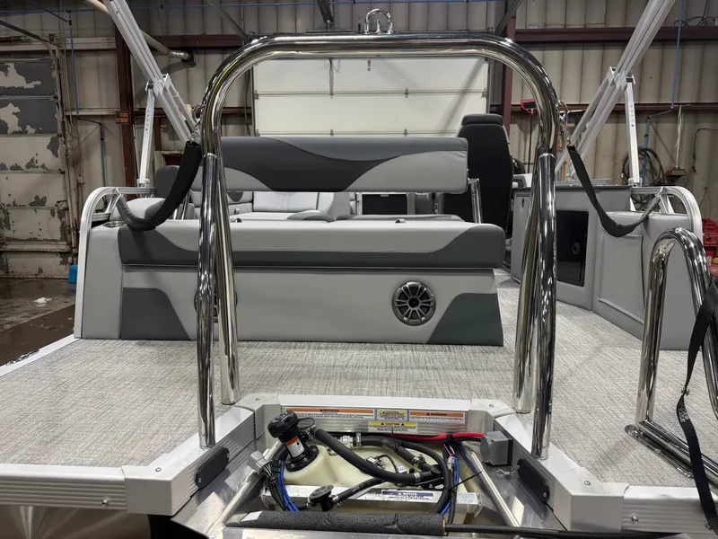 Slide: The Image of Tahoe LTZ CRB 2185 Cruise Rear Bench Pontoon $33995 2026 - 42