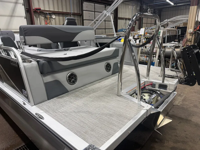 Slide: The Image of Tahoe LTZ CRB 2185 Cruise Rear Bench Pontoon $33995 2026 - 44