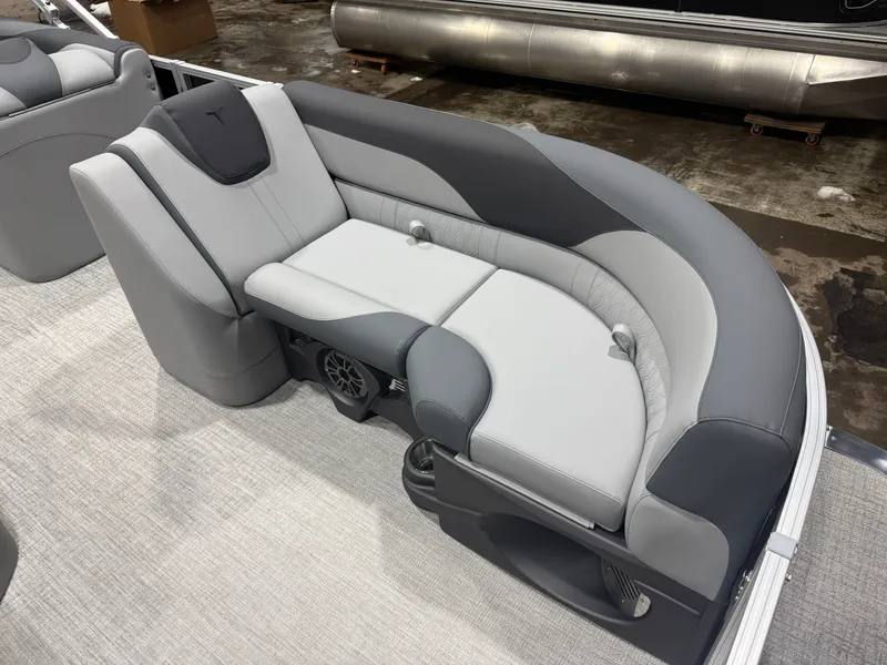 Slide: The Image of Tahoe LTZ CRB 2185 Cruise Rear Bench Pontoon $33995 2026 - 8