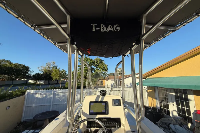 Slide: The Image of Pathfinder 2005 TRS boat with T-top and navigation equipment, 2022 model. - 41