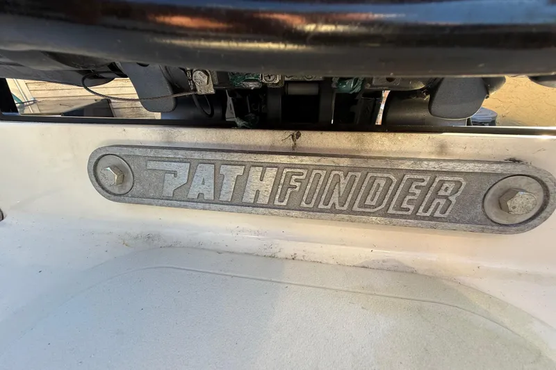 Slide: The Image of Pathfinder 2005 TRS boat emblem, showcasing brand logo and design details. - 67