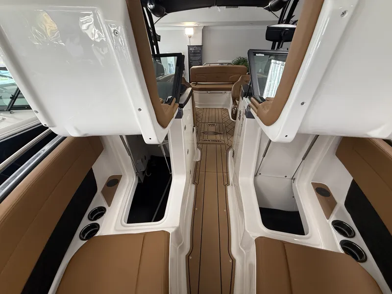 Slide: The Image of Interior of 2026 Chaparral GTS 6 boat, luxurious design. - 11