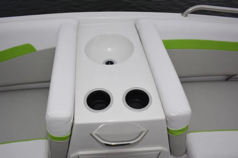 Slide: The Image of 2023 Starcraft 191 SVX boat interior with cup holders and sink. - 10