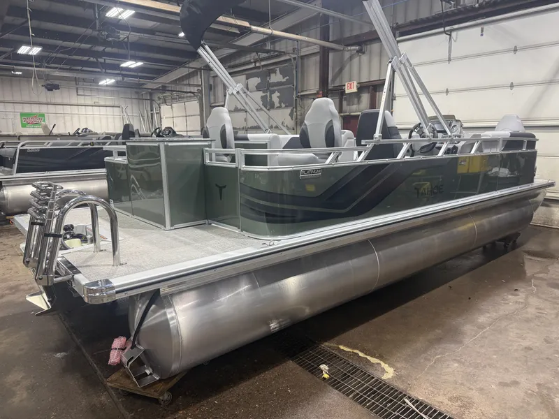 Slide: The Image of Tahoe Sport 23E80 Fish & Cruise Pontoon & Honda 4-Stroke EFI 2026 - 46