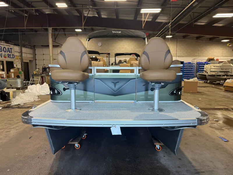 Slide: The Image of Tahoe Sport 23E80 Fish & Cruise Pontoon & Honda 4-Stroke EFI 2026 - 33