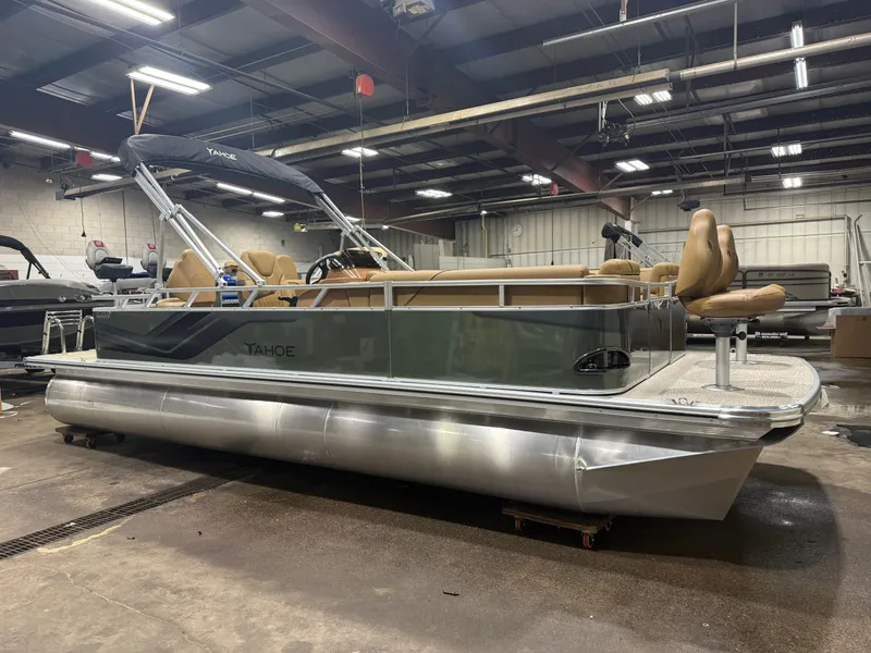 Slide: The Image of Tahoe Sport 23E80 Fish & Cruise Pontoon & Honda 4-Stroke EFI 2026 - 44