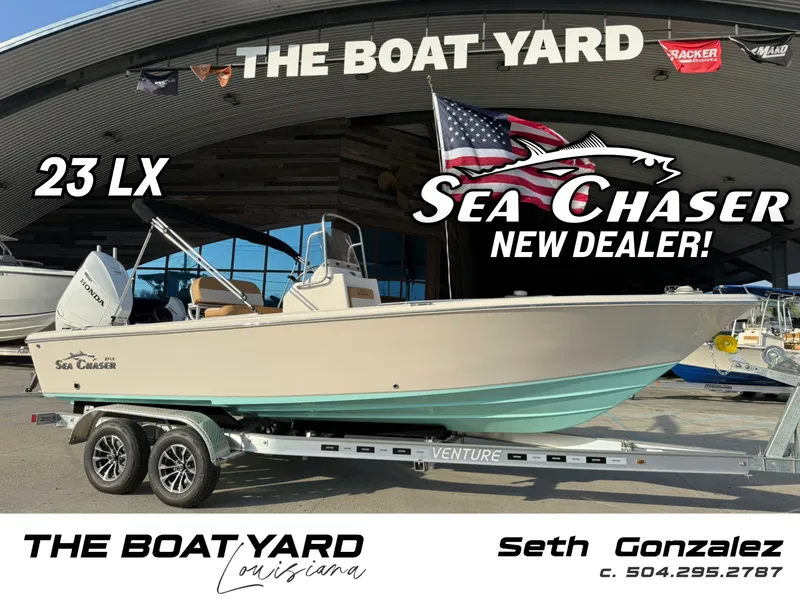 The Image of 2026 Sea Chaser 23 LX boat at The Boat Yard Louisiana. - 1