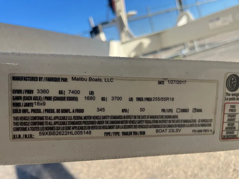 Slide: The Image of Malibu Wakesetter 23 LSV 2017 - 43