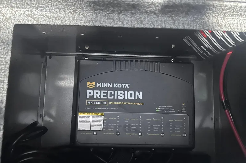 Slide: The Image of Minn Kota Precision MK 550PC battery charger in 2026 Lund 1875 Pro-V boat. - 30