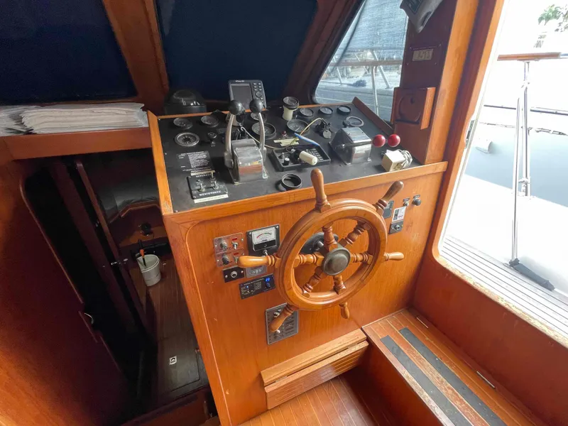 Slide: The Image of Brass clock and barometer on wood, Kha Shing Spindrift 1986. - 25