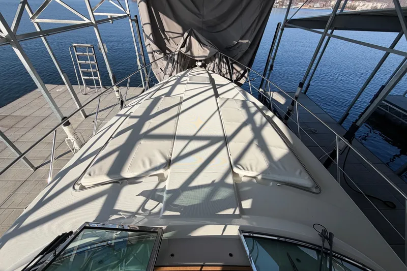 Slide: The Image of Luxurious interior of 2005 Formula 48 Yacht with modern kitchen and entertainment area. - 27