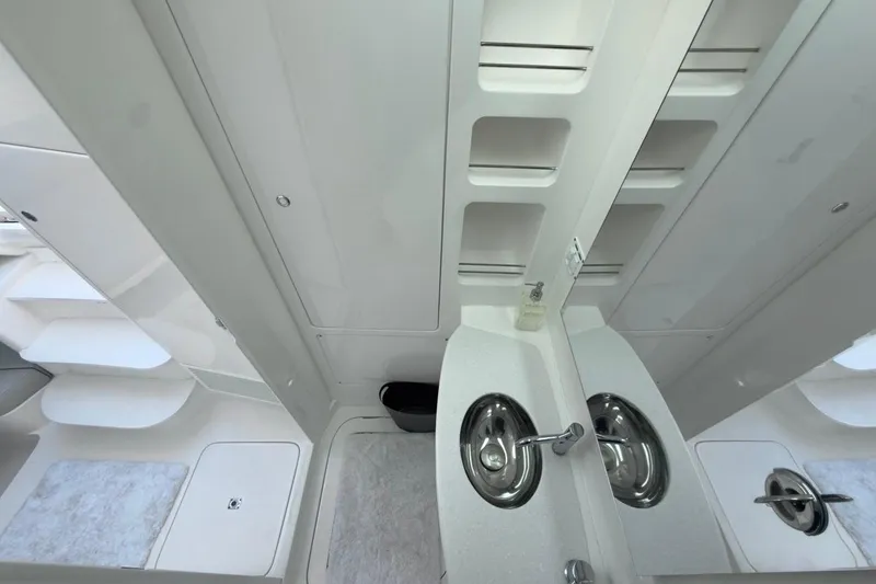 Slide: The Image of 2022 Intrepid 407 Panacea bathroom with modern sink and sleek design. - 41