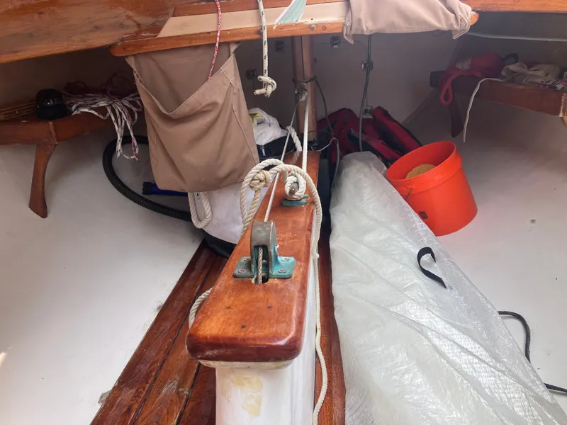 Slide: The Image of Interior of a 1995 Edey & Duff Stuart Knockabout sailboat. - 21