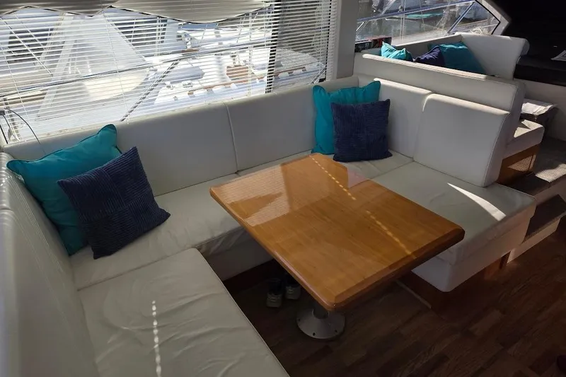 Slide: The Image of Shower area in 2019 Sunseeker Predator 50 yacht with modern fixtures. - 48