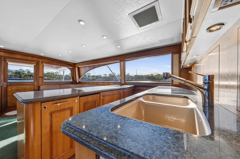 Slide: The Image of Galley with 2x Subzero Fridge freezer drawers - 29