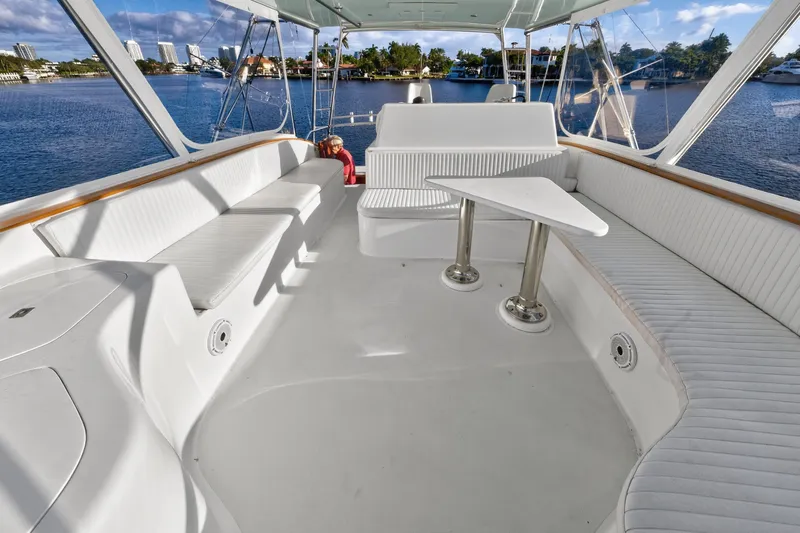 Slide: The Image of Flybridge forward facing aft - 9