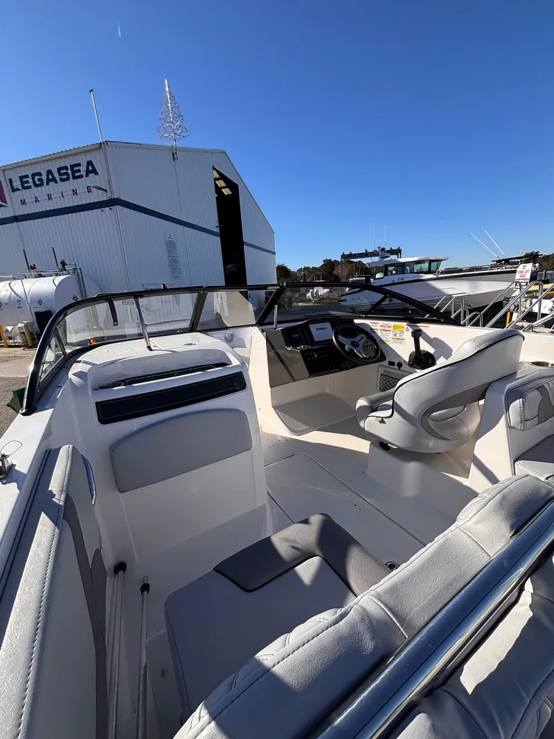 Slide: The Image of Interior of 2024 Bayliner VR6 Bowrider OB at Legasea Marina. - 2