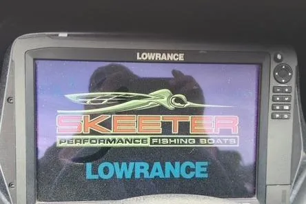 Slide: The Image of Lowrance display on 2018 Skeeter FX21 Limited Edition fishing boat. - 10