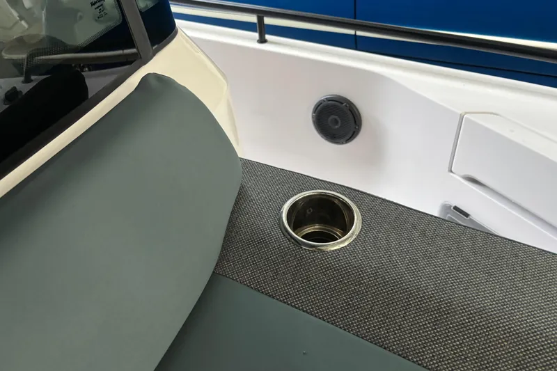 Slide: The Image of 2024 Axopar 37 XC Cross Cabin engine compartment with wiring and components. - 39