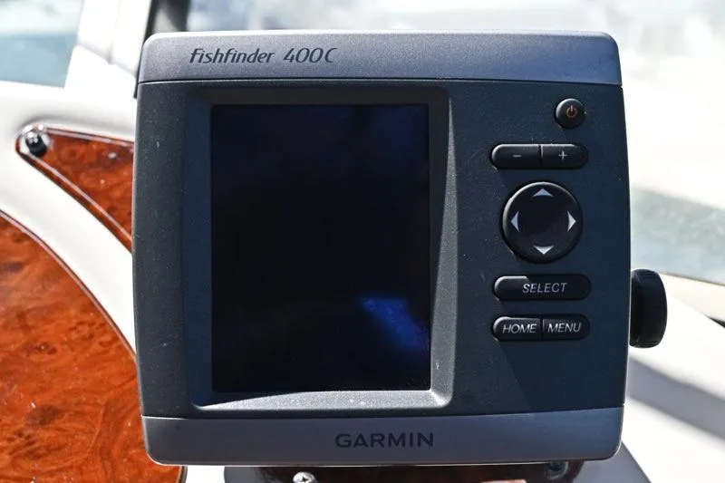 Slide: The Image of Garmin Fishfinder 400C on Maxum 4600 SCB, year 2000. - 33