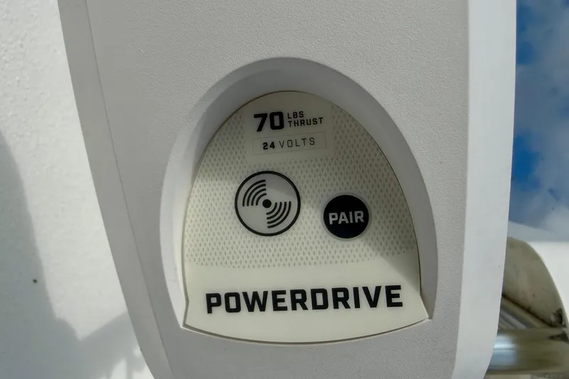 Slide: The Image of Close-up of a 2024 Outlaw Legend 17 PowerDrive motor, 70 lbs thrust, 24 volts. - 37
