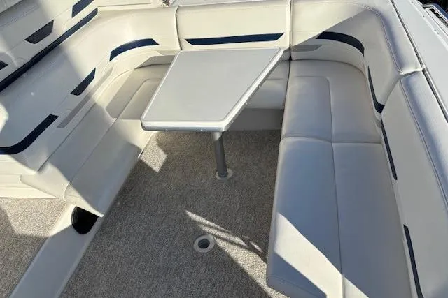 Slide: The Image of 2000 Formula 31 Performance Cruiser interior with seating and table. - 10