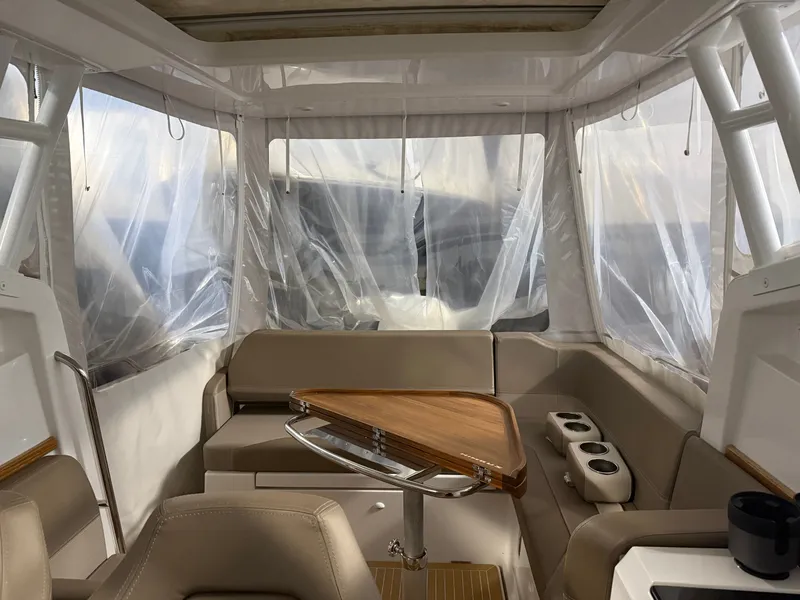 Slide: The Image of Interior of Nimbus Weekender 9 boat, 2024 model. - 4