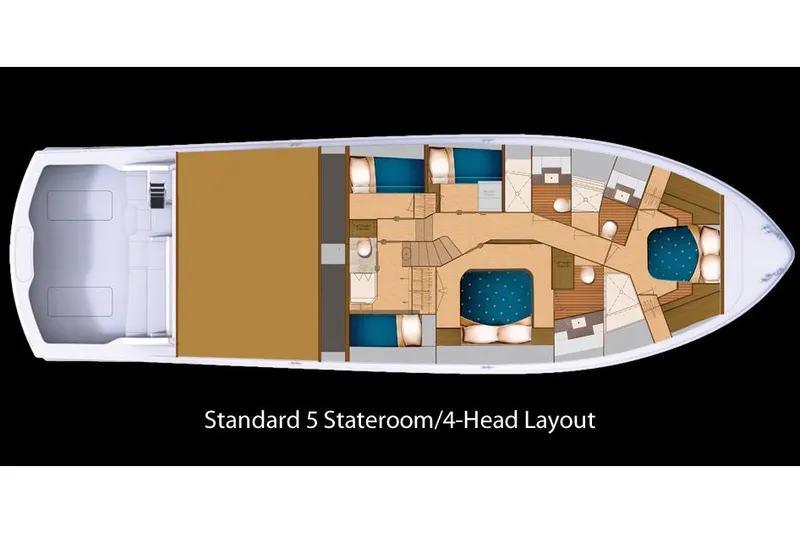 Slide: The Image of Engine room of 2015 Hatteras GT70 yacht with complex piping and machinery. - 94