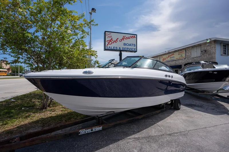 The Image of 2024 Monterey M-205 boat on trailer at Bob Hewes Boats dealership. - 0